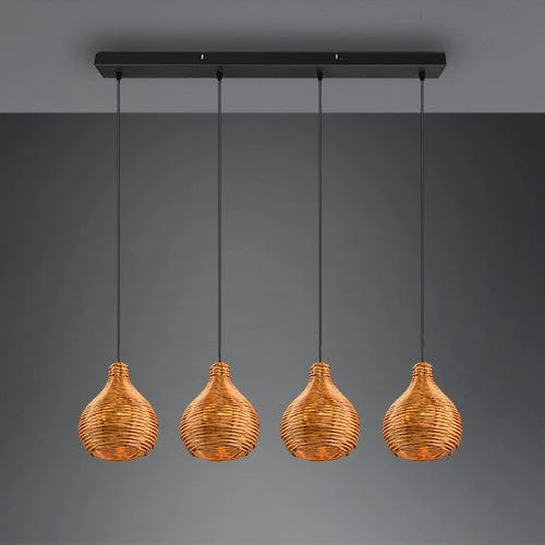 Luminaire Suspension En Rotin