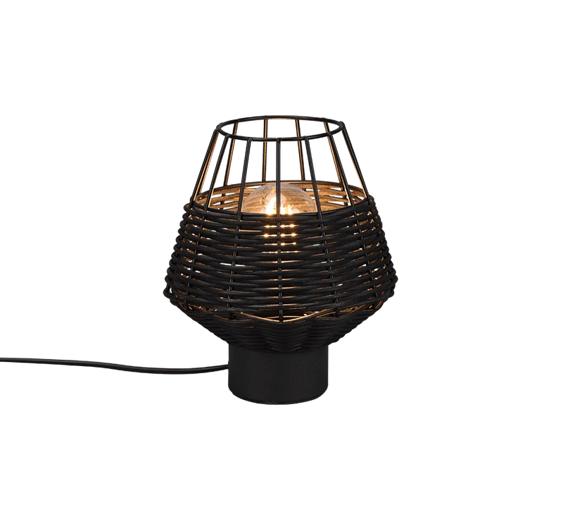 Lampe À Poser Rotin