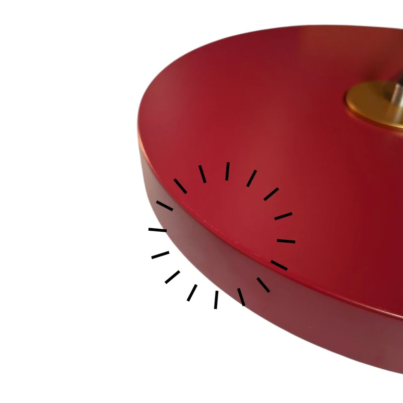 Umage Asteria Mini Pendant Lamp (Ruby Red/Brass) - Second Chance