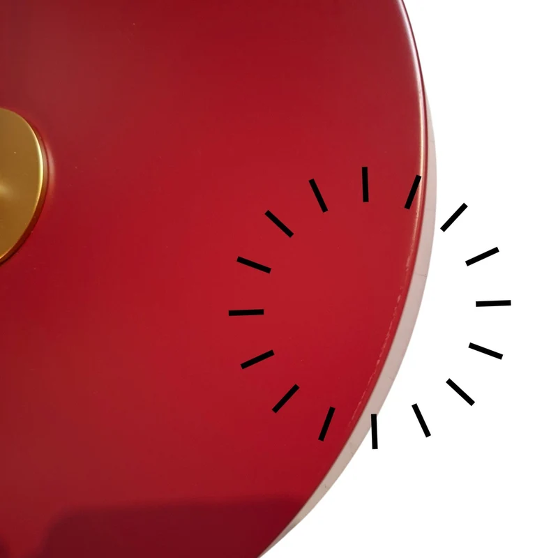 Umage Asteria Mini Pendant Lamp (Ruby Red/Brass) - Second Chance