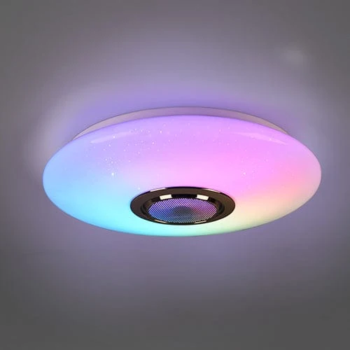Plafonnier Led Bluetooth Avec Haut-Parleur