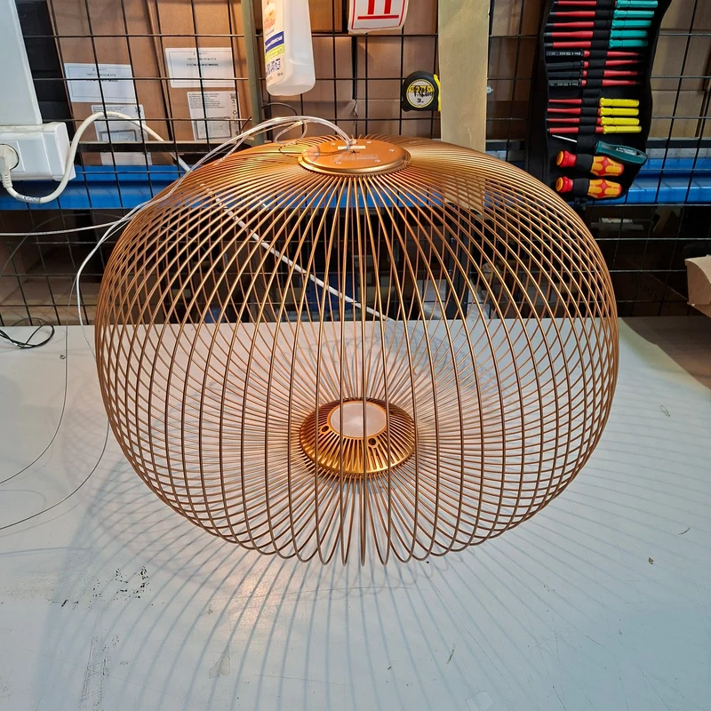 Foscarini Spokes 3 Pendant Lamp (Copper / Normal Dimming (On-Off/Push/DALI)) - Second Chance