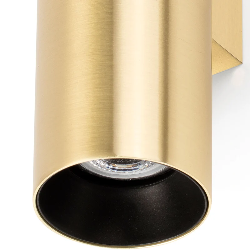Faro Stan 2L Satin Gold Wall Lamp