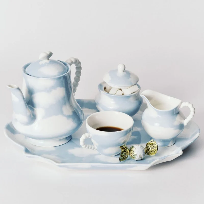Serax Les Objets Mouleversants Light Blue Serving Plate