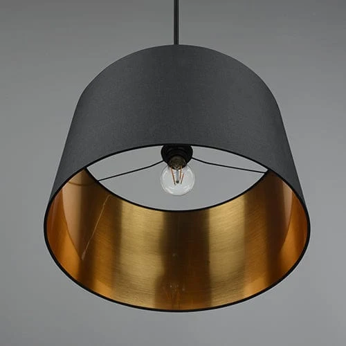 Luminaire Suspendu Simple Noir