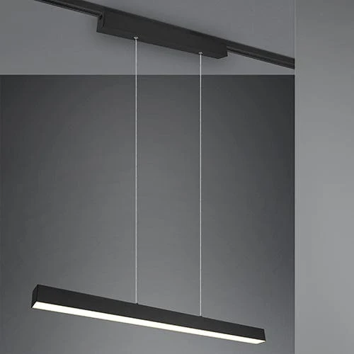 Luminaire Suspendu Linéaire Noir
