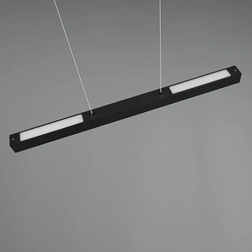 Luminaire Suspendu Linéaire Noir