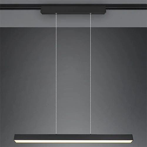 Luminaire Suspendu Linéaire Noir