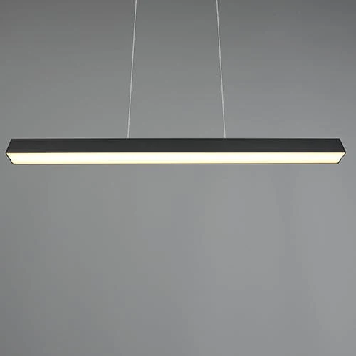 Luminaire Suspendu Linéaire Noir