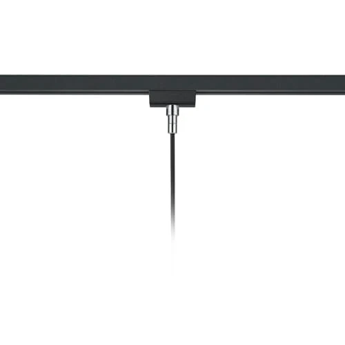 Luminaire Suspension Tube Noir
