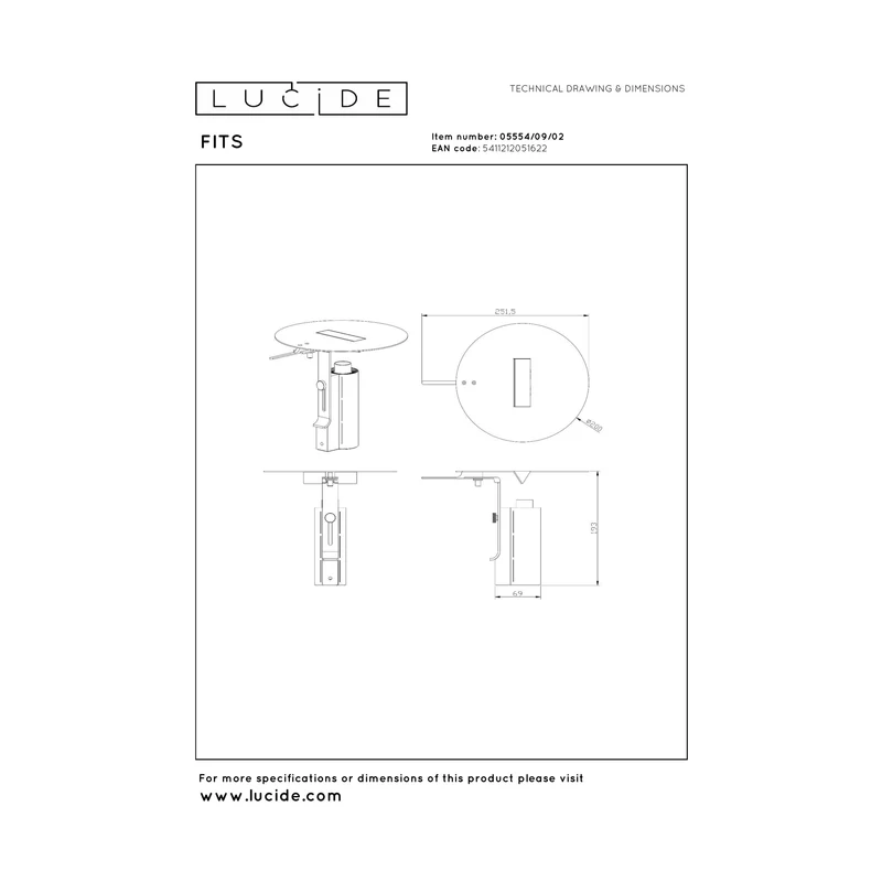 Lucide Fits Table Lamp