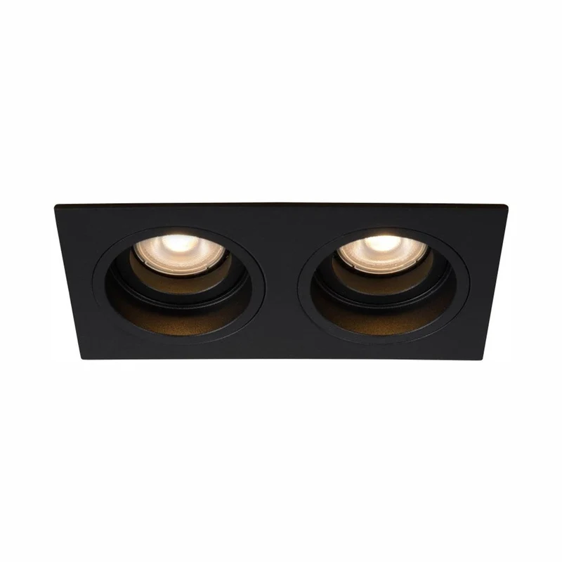 Lucide Embed 2-Light Inbouwspot Black