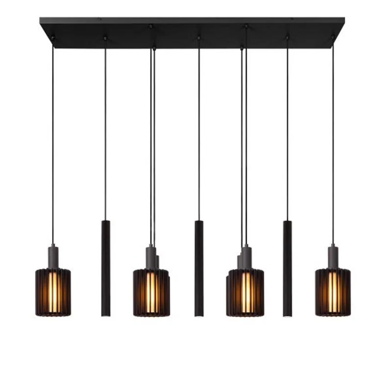 Lucide Lambres 9-Light Pendant Lamp Black