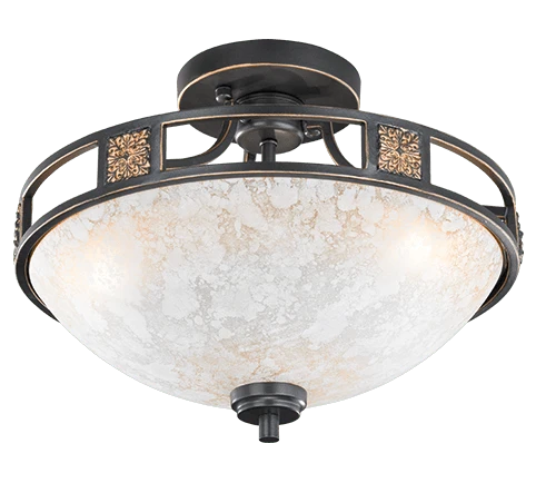 Plafonnier 3 Lampes E27