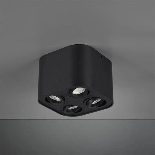 Luminaire Cube Noir