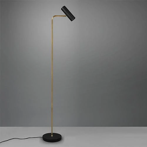 Lampadaire Noir Et Dore