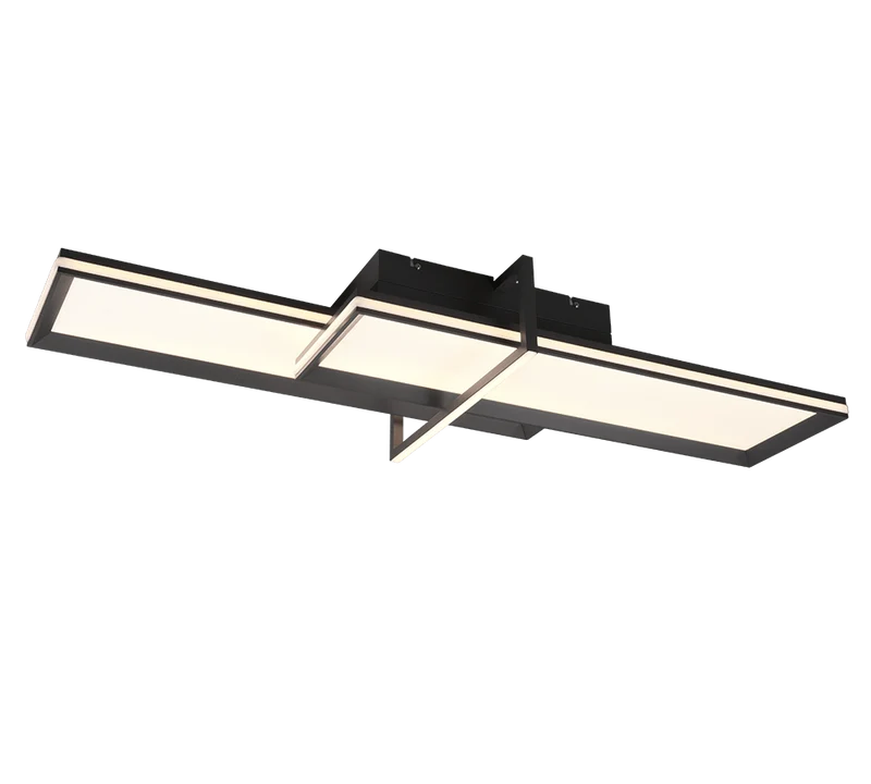 Luminaire Rectangulaire Noir