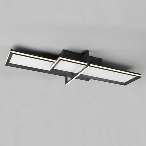 Luminaire Rectangulaire Noir