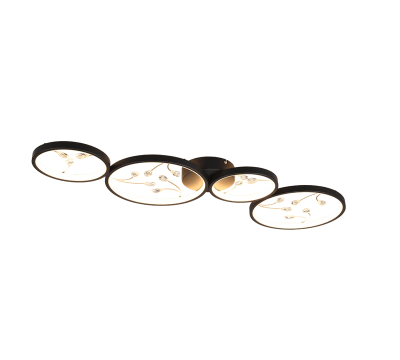 Plafonnier Led 4 Lampes