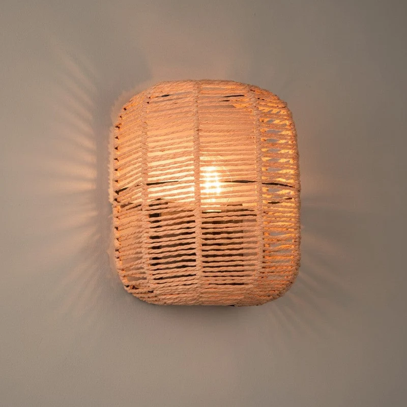 Luminaire Salon Rotin