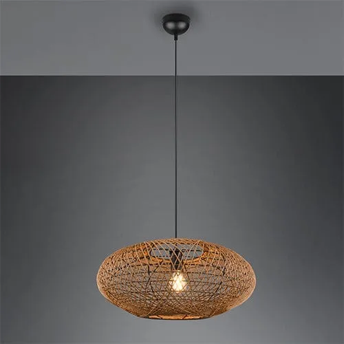 Luminaire Suspension Rotin Pas Cher