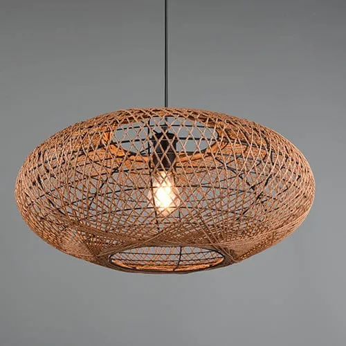 Luminaire Suspension Rotin Pas Cher