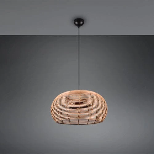 Suspension Rotin Luminaire