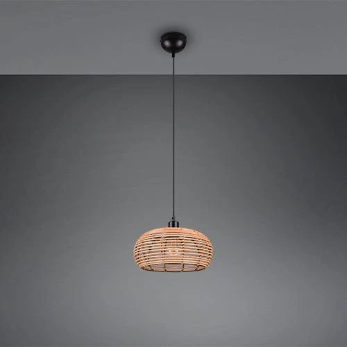 Suspension Luminaire Boule Rotin