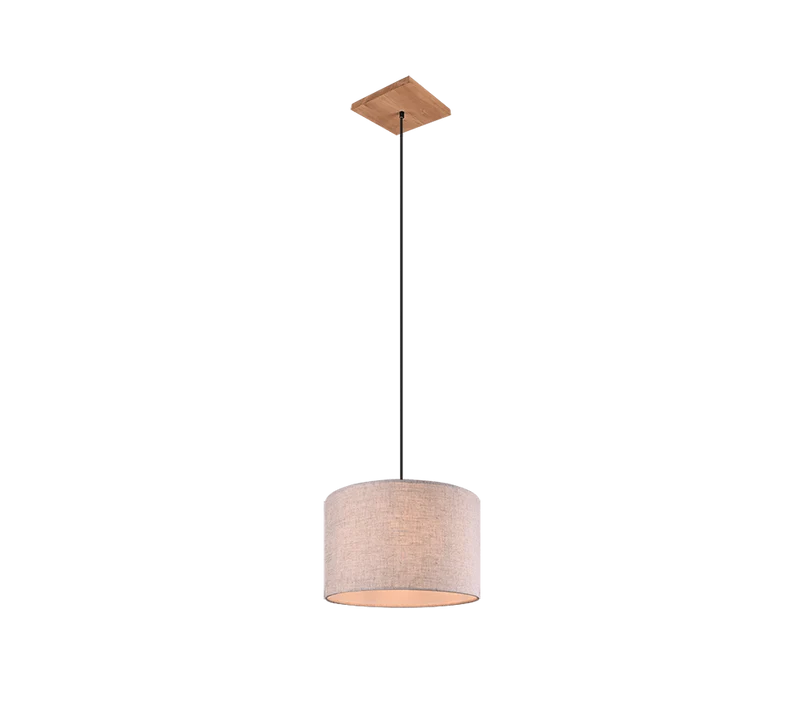 Suspension Luminaire Tissu Blanc