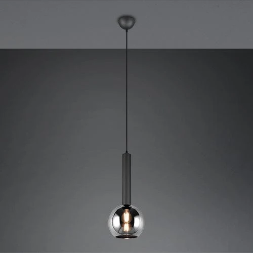 Suspension Luminaire Boule Noire