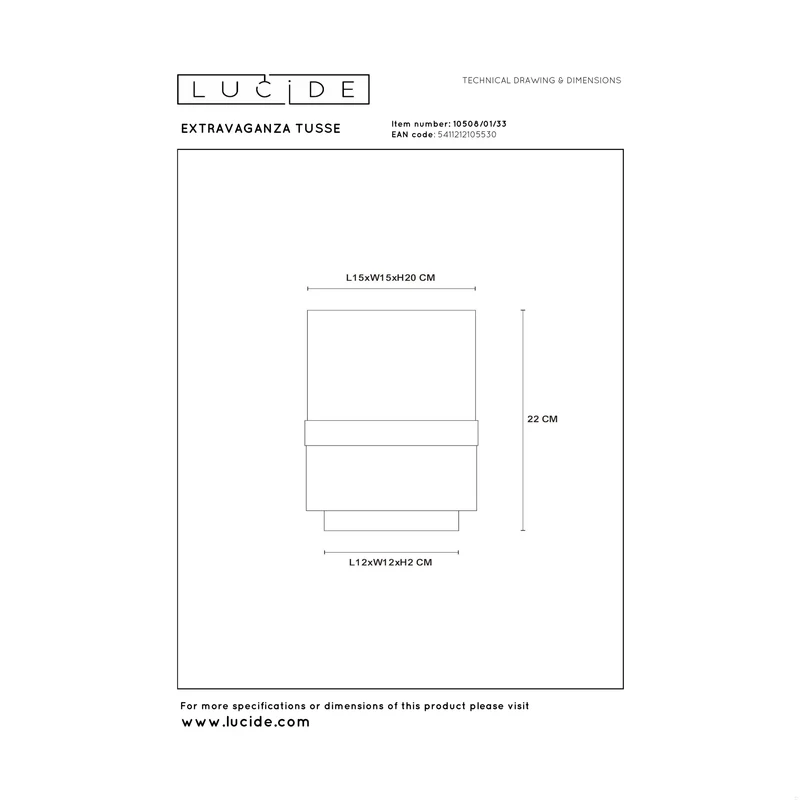 Lucide Extravaganza Tusse Table Lamp