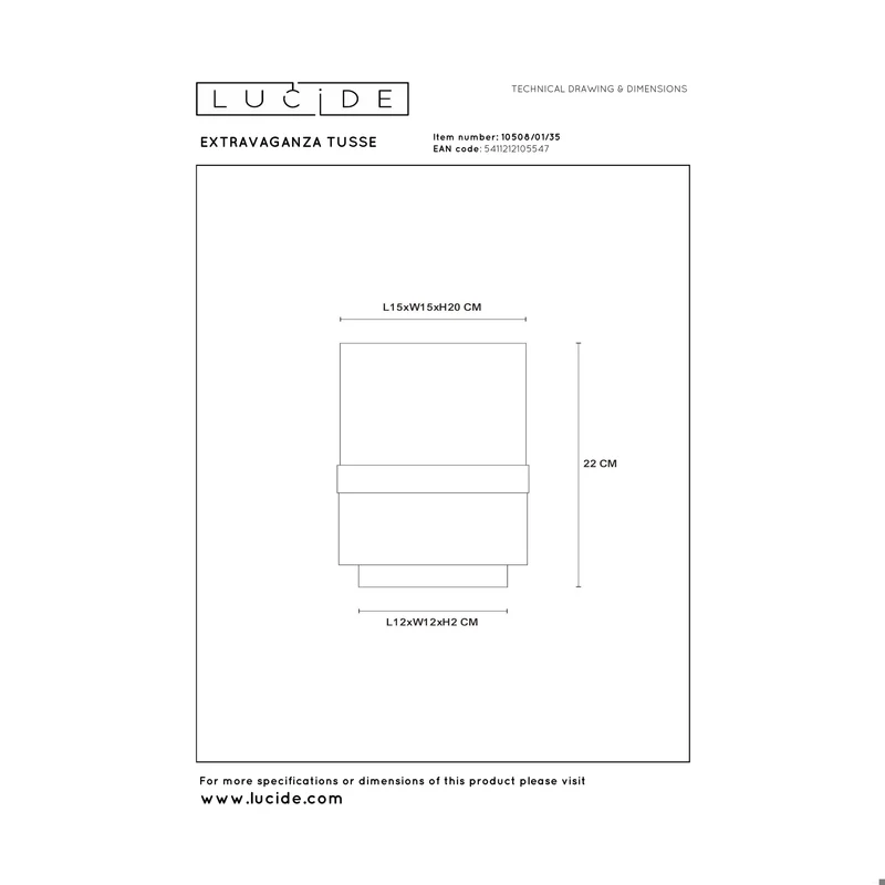 Lucide Extravaganza Tusse Table Lamp