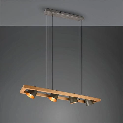 Luminaire En Bois Suspension