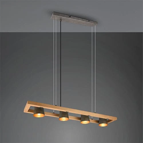Luminaire En Bois Suspension