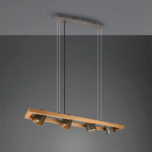 Luminaire En Bois Suspension
