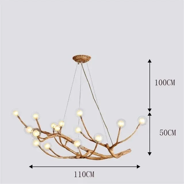 Lampe Industriel Bois