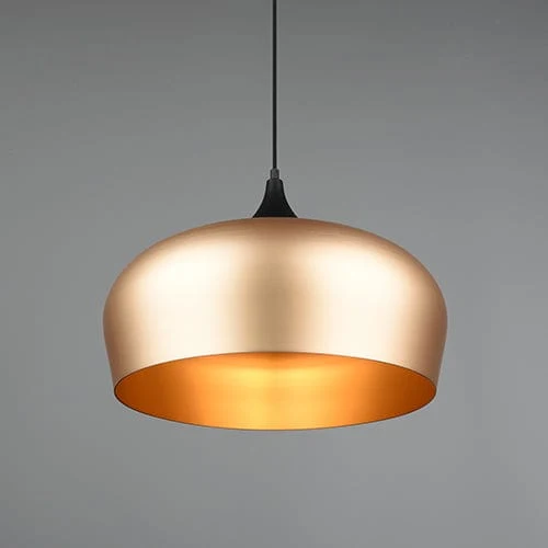 Luminaire Suspendu Noir Et Or