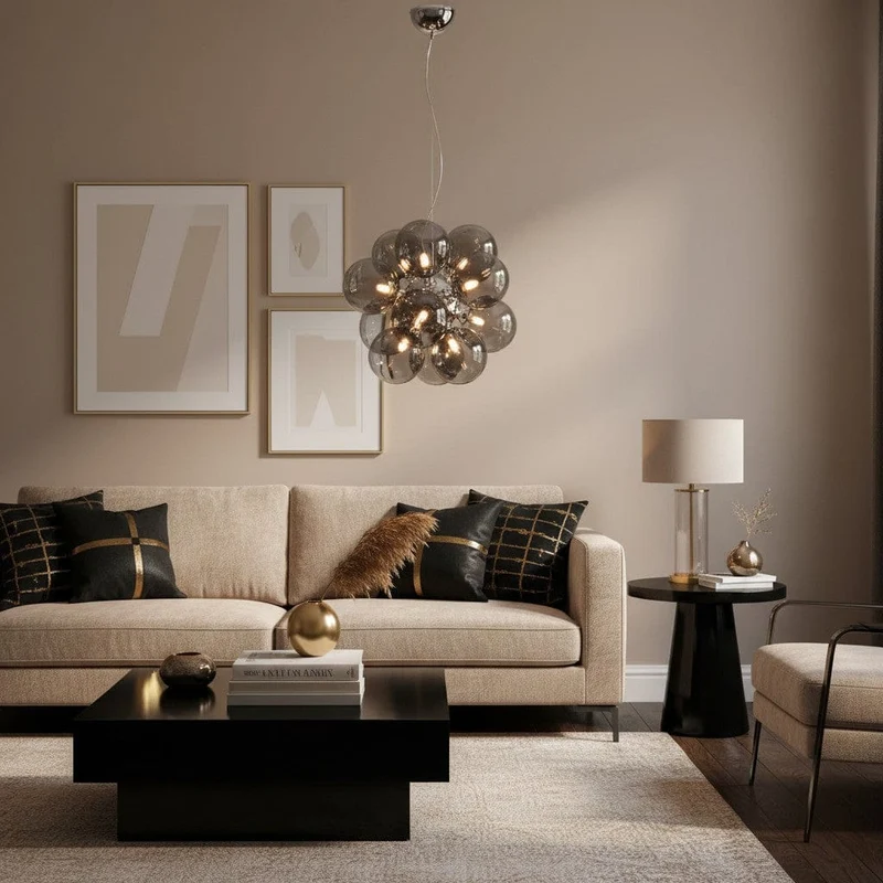 Lustre Boule De Verre