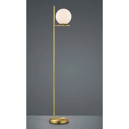 Lampadaire Boule Blanche