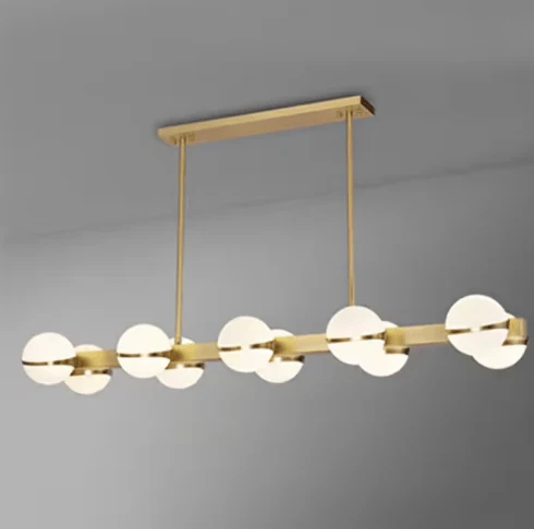 Suspension Globe Laiton