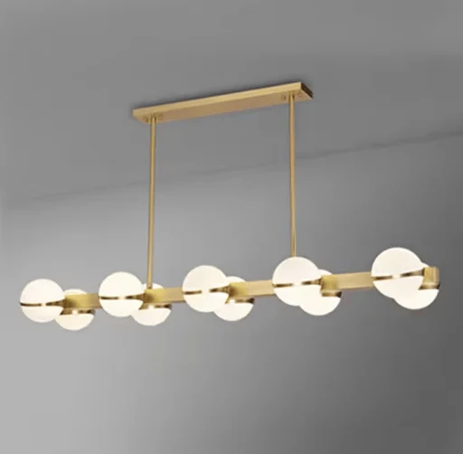 Suspension Globe Laiton