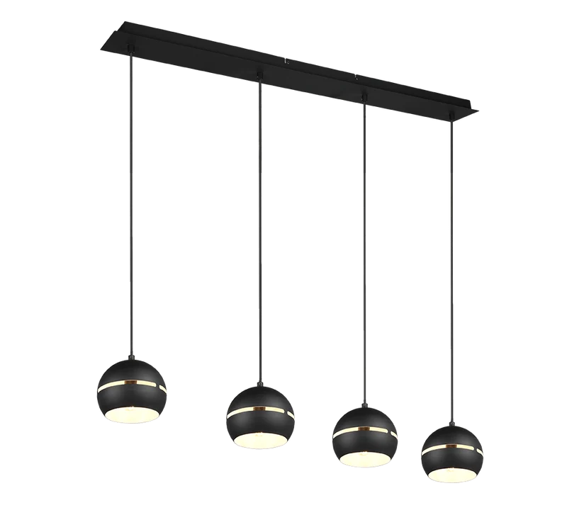 Luminaire Noir Suspendu
