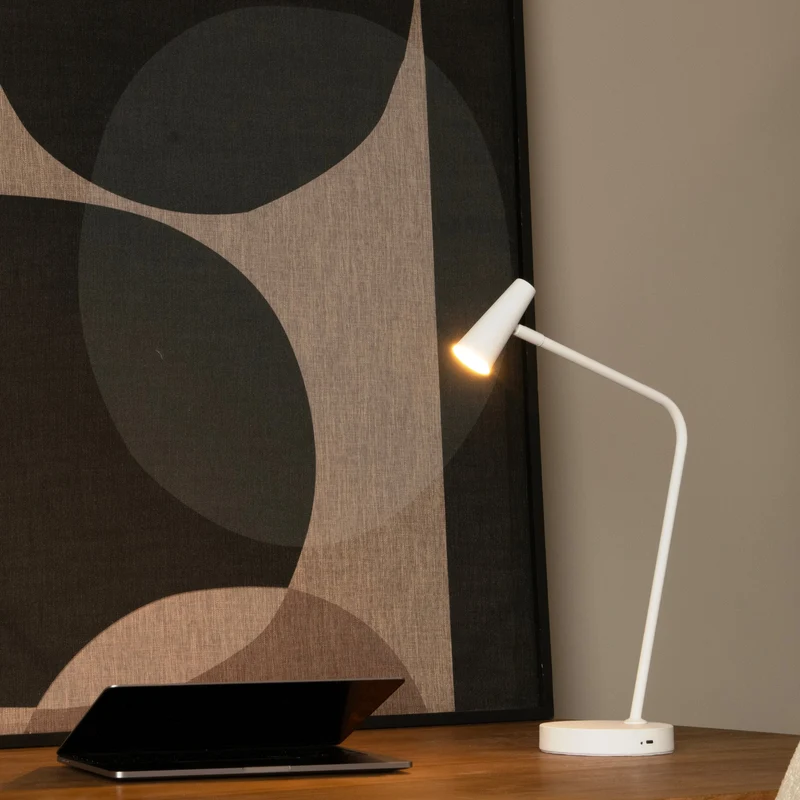 Lucide Stirling Rechargeable Desk Lamp