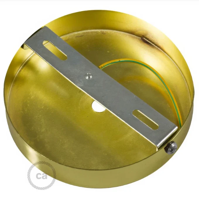 Creative Cables Cylindrical metal ceiling rose kit Laiton