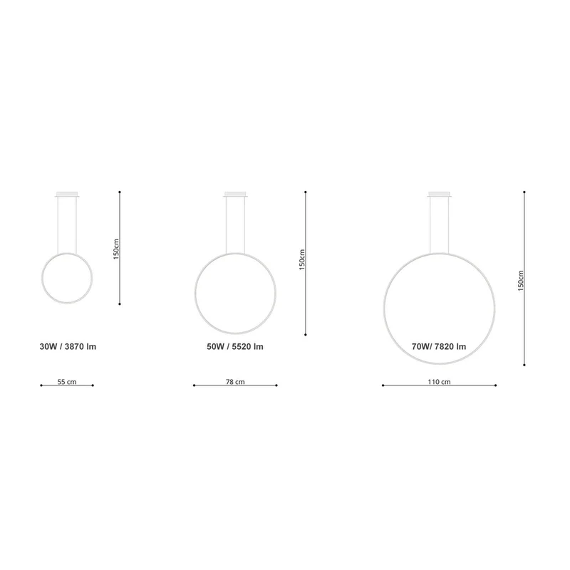 Suspension Led Ronde