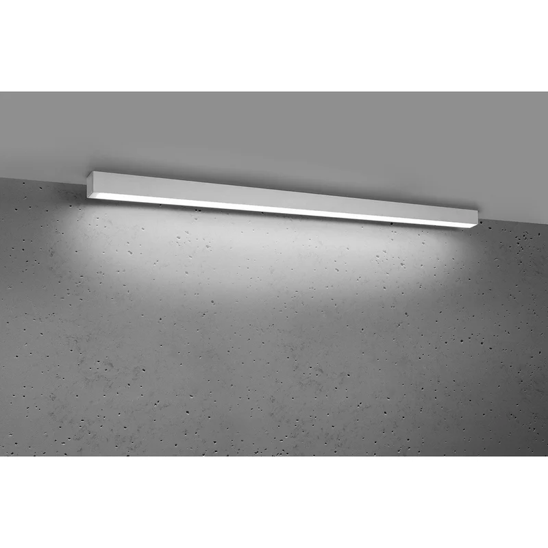 Plafonnier design barre LED blanches