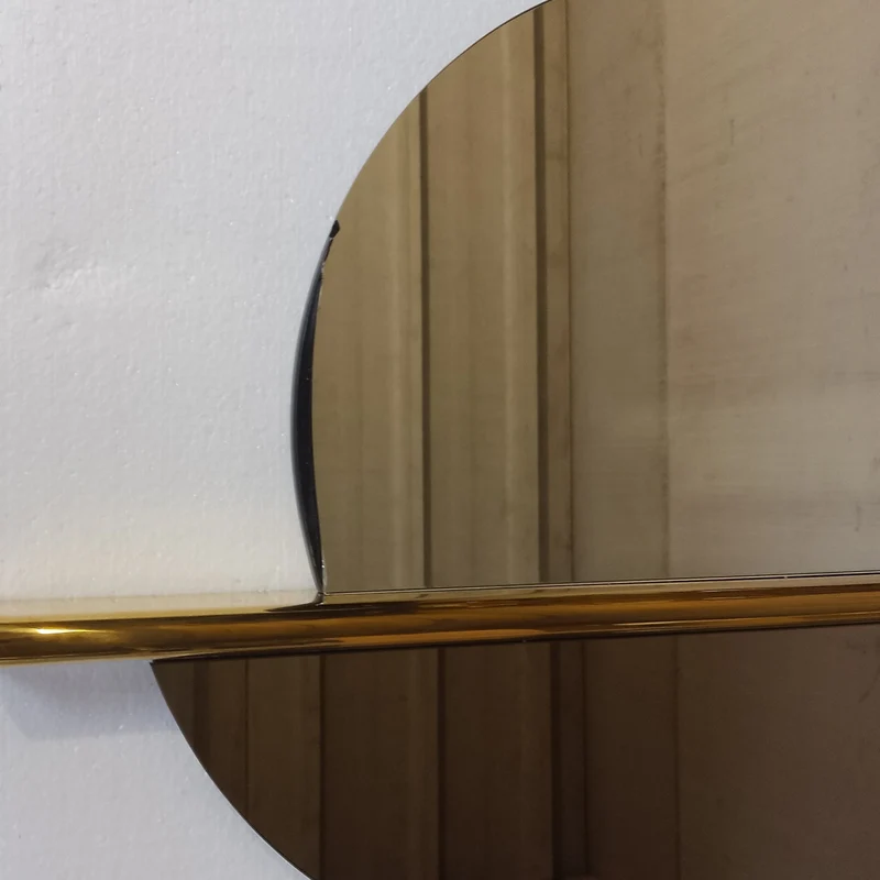 Red Edition Totem Mirror (Brass / Copper Pink-Hued) - Second Chance