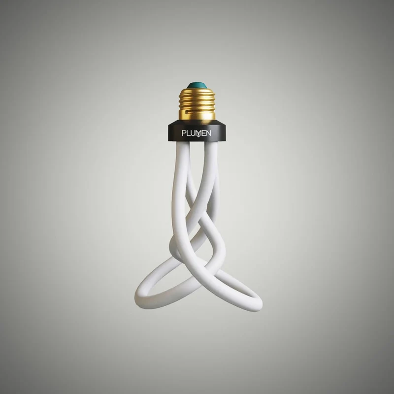 Plumen 001 Iconic LED Bulb E27 Milky - 510lm 3500K - Dimmable