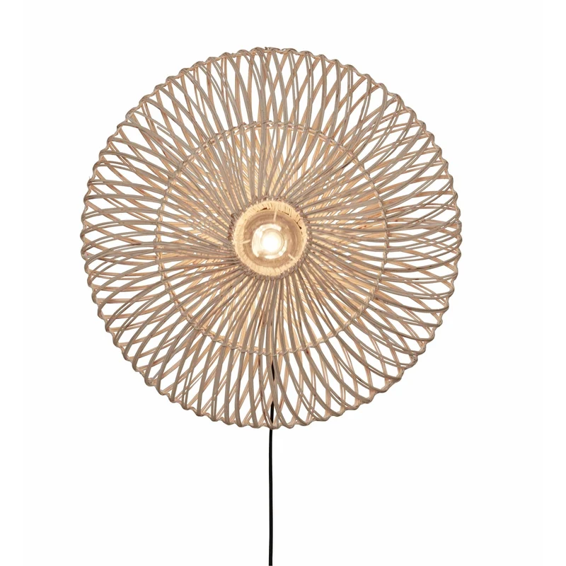 Luminaire Rotin