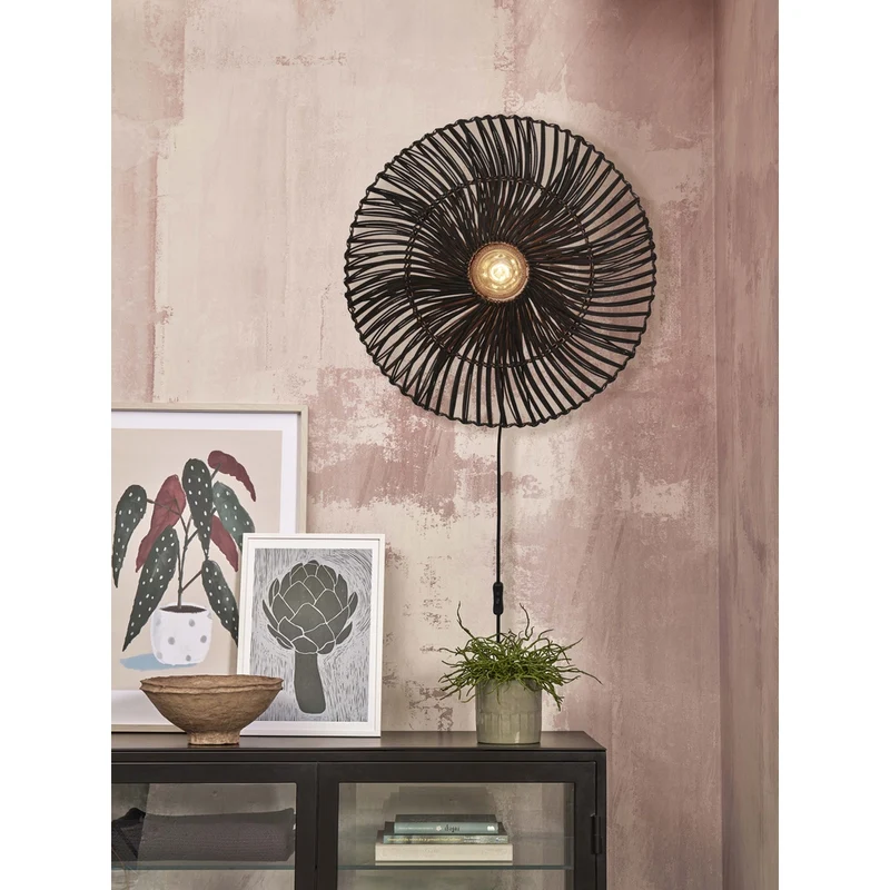 Lampe Murale Rotin